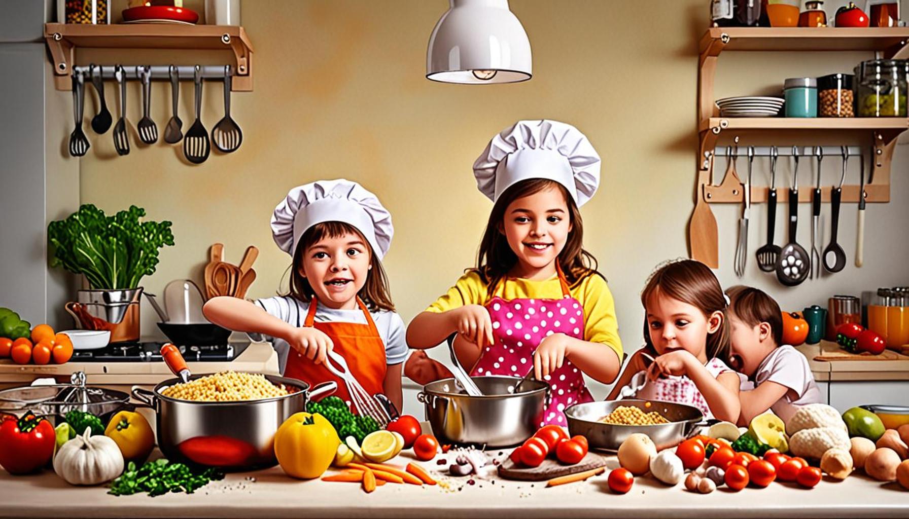 Cooking with Kids: Stimulating Creativity and Learning Through Family Cooking