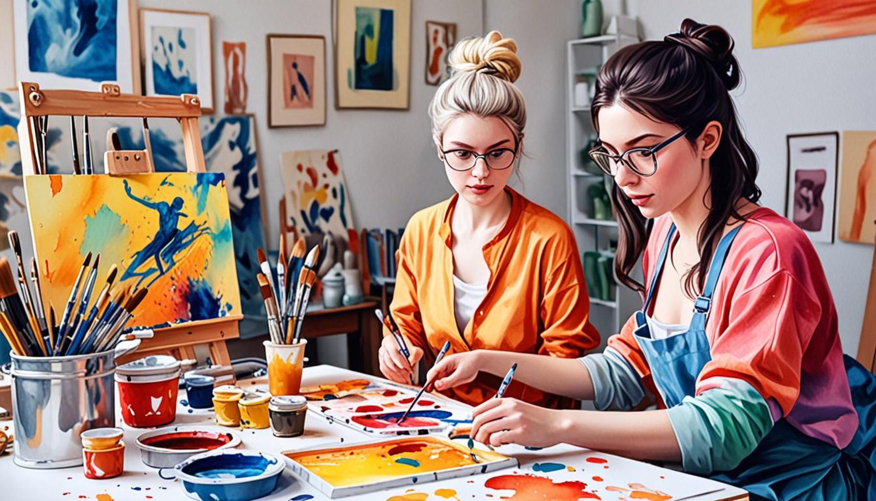 Exploring Different Forms of Artistic Expression: Painting, Sculpture, and Performance